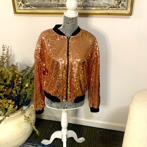 Rose Gold sequence  jacket